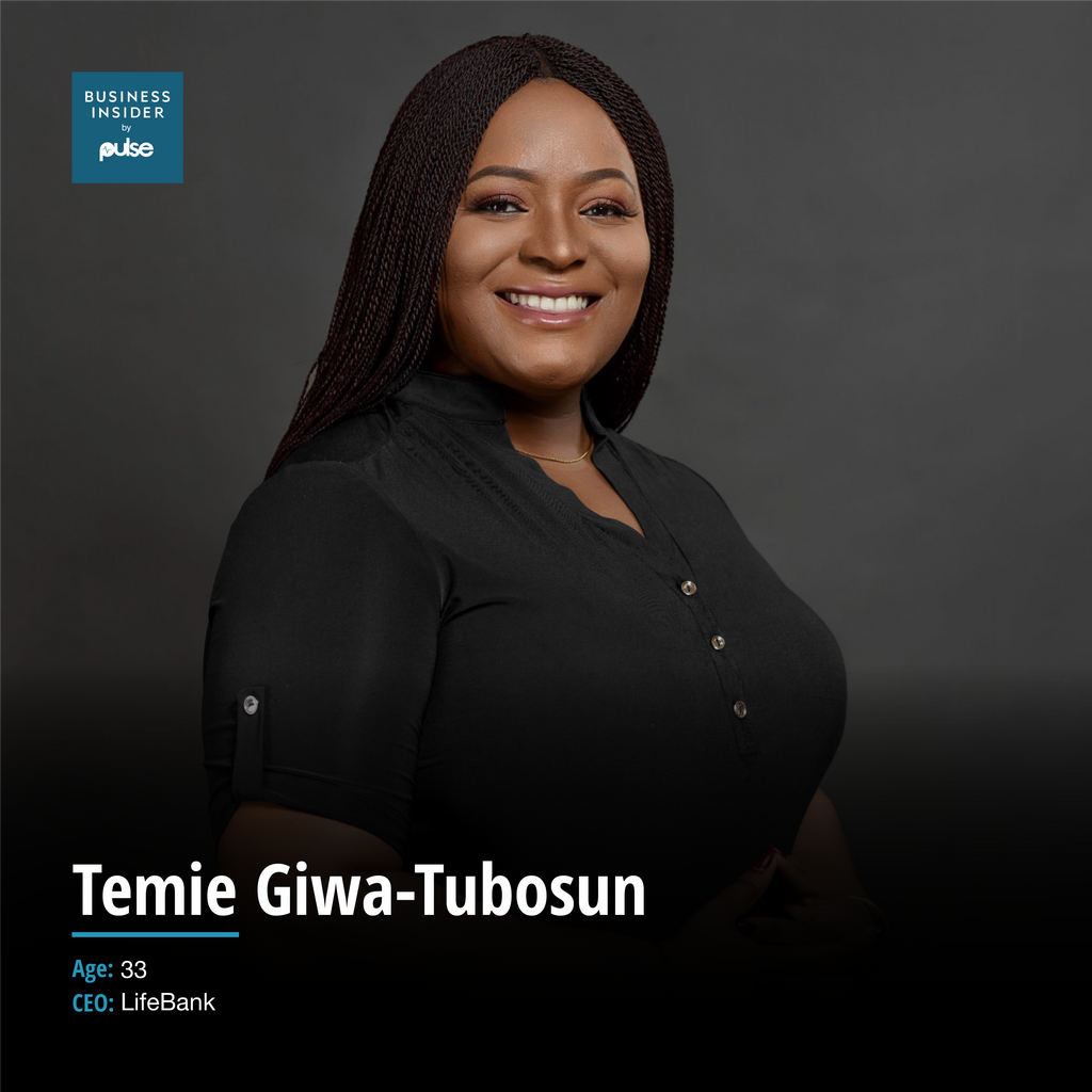 Temie Giwa-Tubosun is the founder of Lifebank