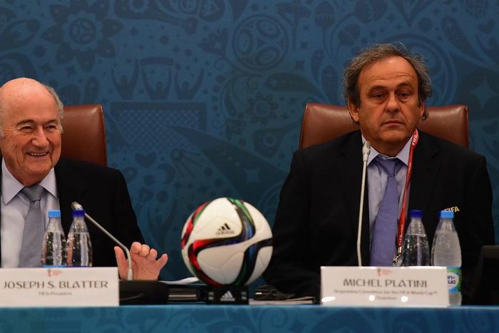 Sepp Blatter and Michel Platini