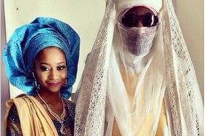 Shahida Sanusi and her father Muhammadu Sanusi II the Emir of Kano