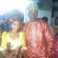 The late Mallam Muhammad Yakasai with his bride