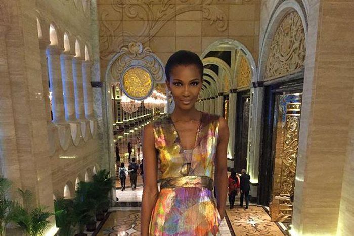Agbani Darego in Tiffany Amber