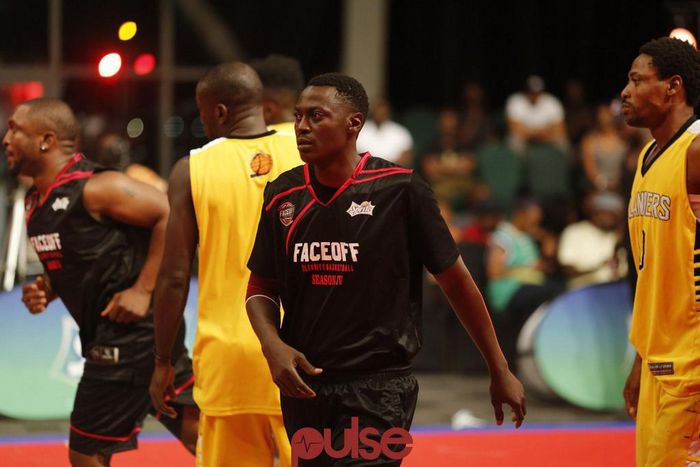 Celebrities and guests at the face off