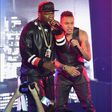 50 Cent and Rotimi Akinosho performing Lotto