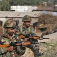 Indian army soldiers stand guard near the Indian Air Force (IAF) base at Pathankot in Punjab, India, January 3, 2016.