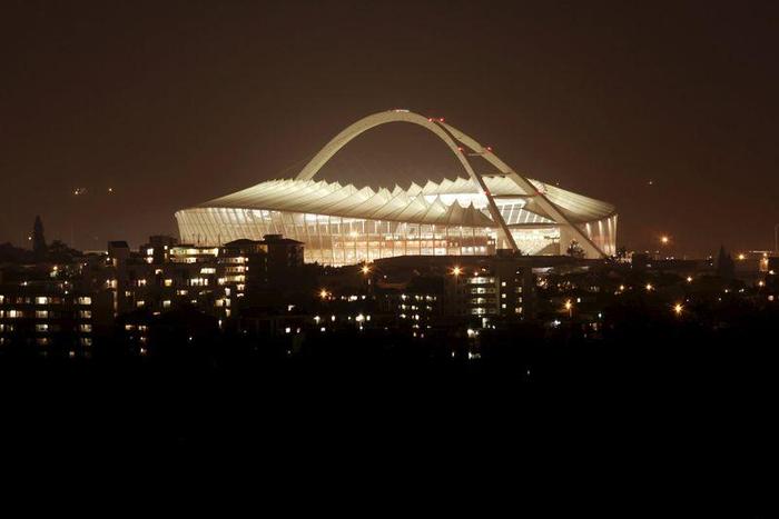 A general view of the Moses Mabhida Stadium in Durban is seen in this December 8, 2009 file photo.   REUTERS/Rogan Ward/Files