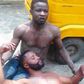 Elepo and Lateef after the stabbing
