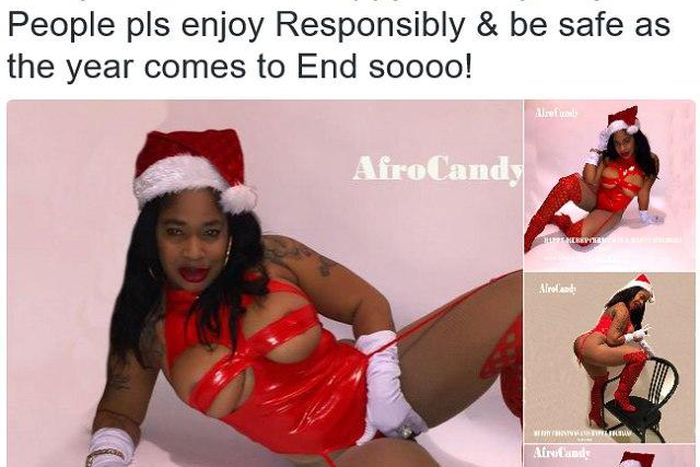 Afrocandy goes raunchy for Xmas