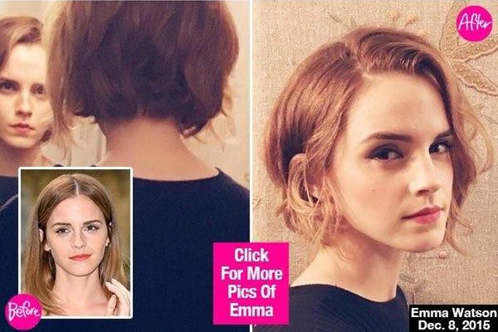 Emma Watson Transformation of hairstyle