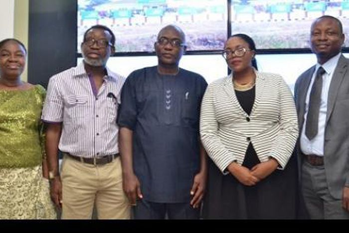 Samsung officials and Ekiti state government officials at the launch of the engineering academy