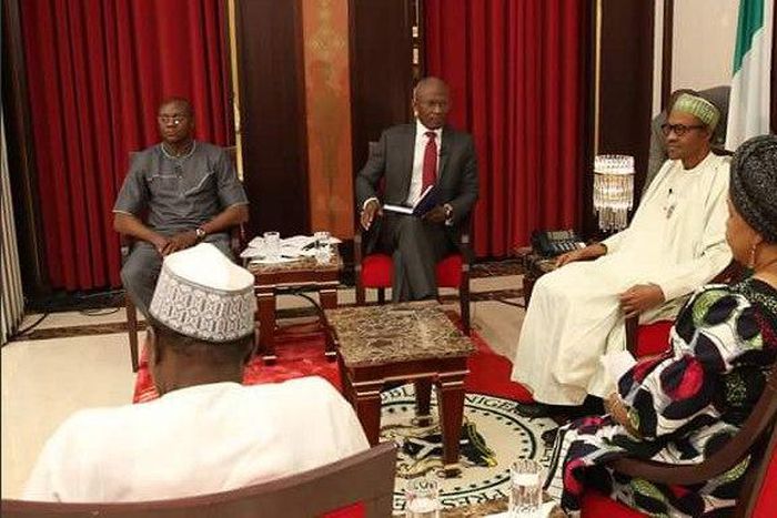 President Muhammadu Buhari answer questions from journalists at the maiden presidential media chat.