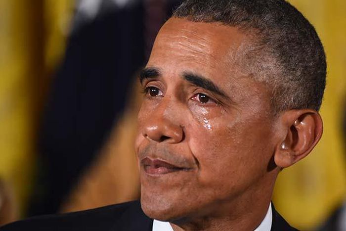 Barack Obama Weeps As He Pleads For 'Urgency' Of Gun Control.