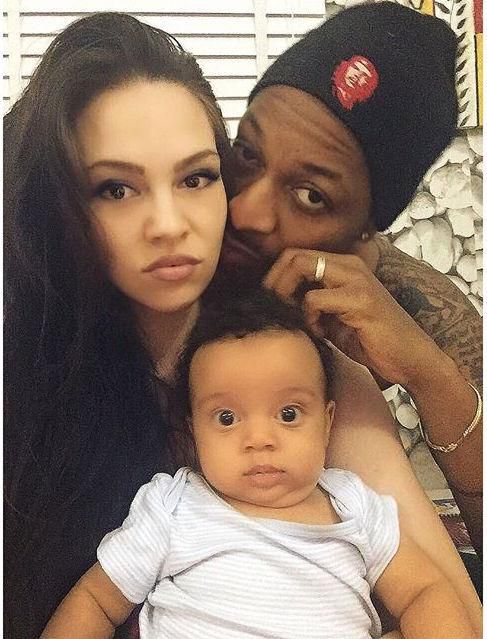 Ik Ogbonna, his wife, Sonia and their baby