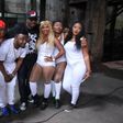 MC Galaxy, Cynthia Morgan, Stonebwoy DJ Jimmy Jatt shoot 'Gogogaga' video