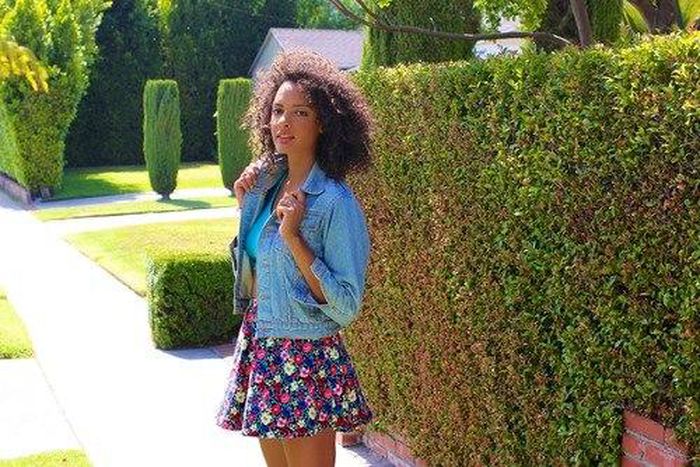 African teenage girl