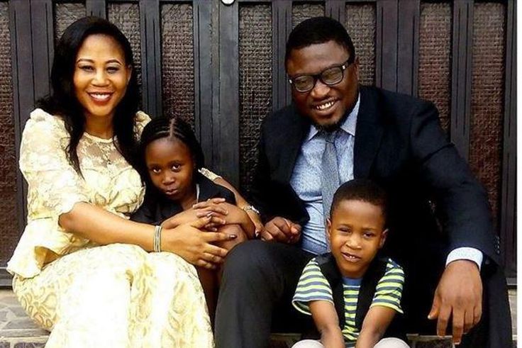 Femi Branch with his family