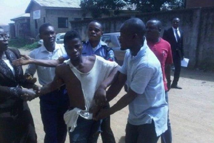 Tomiwa Bolaji when he was rearrested