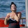 A pregnant Kimora Lee