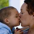 Kissing babies on the lips