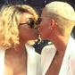 Amber Rose and Blac Chyna kiss at BET Awards 2015