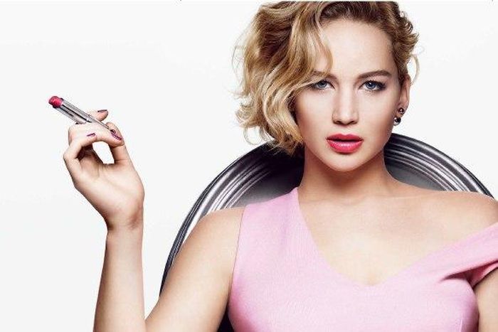 Jennifer Lawrence for Dior Addict lipstick
