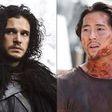 Jon Snow (Game of Thrones) and Glenn (The Walking Dead)