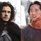 Jon Snow (Game of Thrones) and Glenn (The Walking Dead)
