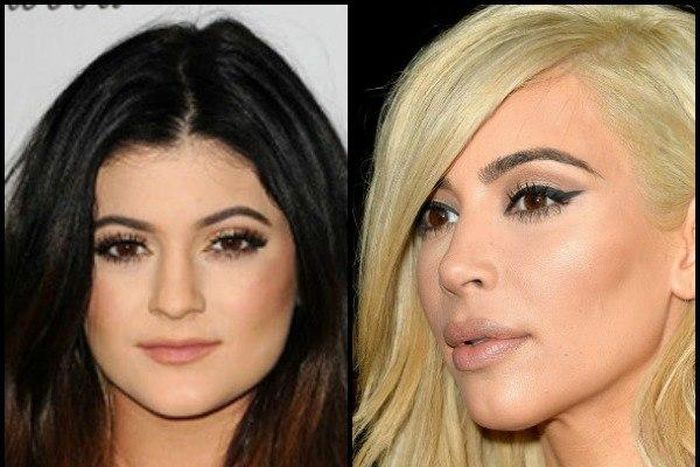 Kylie Jenner and Kim Kardashian
