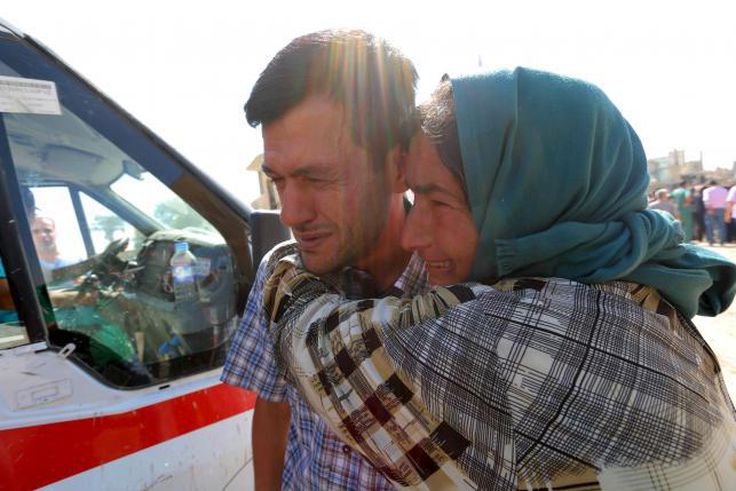 Two drowned Syrian boys and their mother buried in home town Kobani