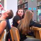 Eating loudly in the library prank