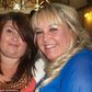 Debbie Vaughan, pictured with her friend Dawn Evans, died suddenly in her sleep