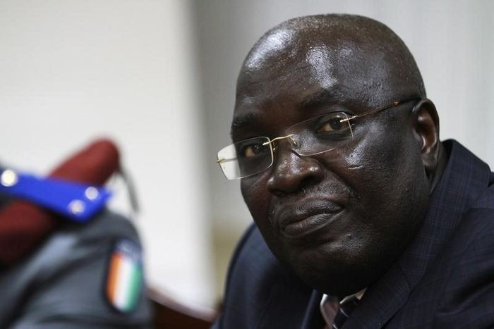 Ivory Coast Defence Minister Paul Koffi Koffi attends a meeting on the situation of insecurity in the west of Ivory Coast, in his office in Abidjan June 11, 2012. REUTERS/Thierry Gouegnon