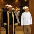 Myanmar's ousted ruling party leader meets Suu Kyi