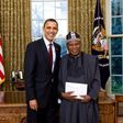 Adebowale Adefuye with US President, Barack Obama