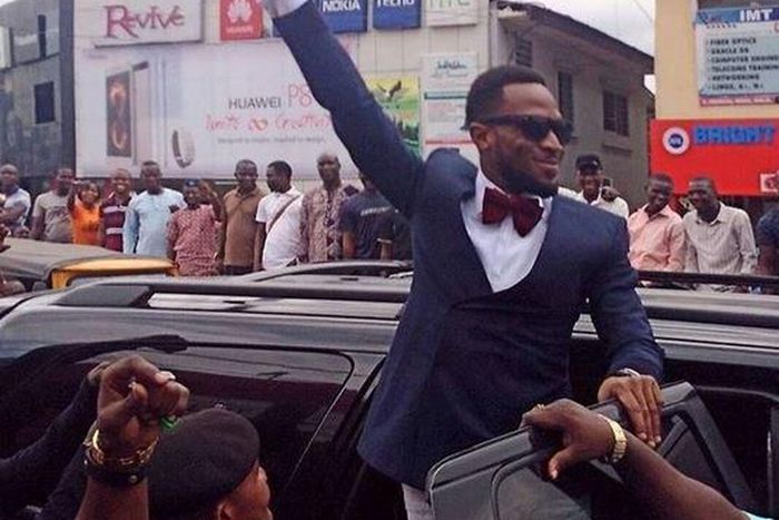 D'banj at computer village