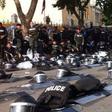 This riot police team in Thailand who laid down their shield as a sign of solidarity for the protesters they were ordered to block.