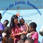 Karrueche Tran at Hope for Survival Orphanage in Abuja