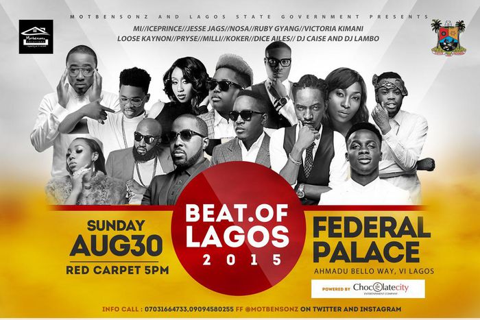 The Beat Of Lagos 2015 with Choc Boiz Nation 