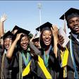 Students at a convocation