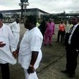 Former President, Goodluck Jonathan at Port Harcourt Airport