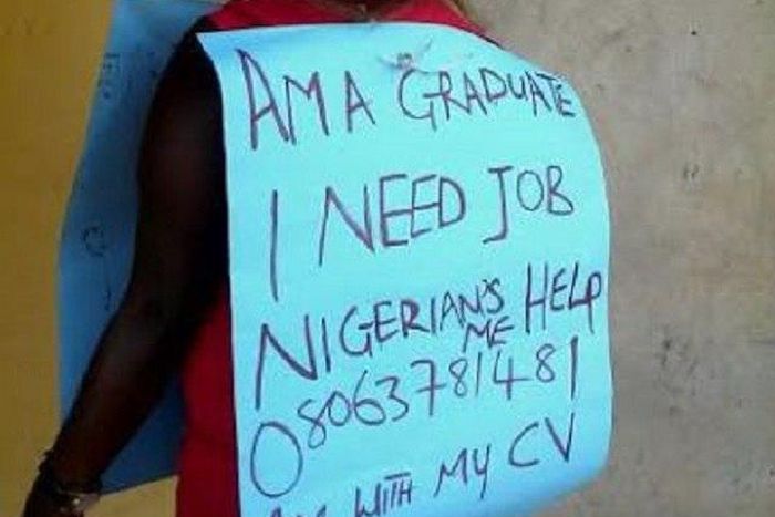 This graduate needs a job fast