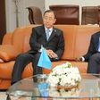 Vice President, Yemi Osinbajo meets with UN Secretary General, Ban Ki-Moon
