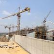 Construction is seen underway at the Grand Egyptian Museum in Giza, Egypt, August 25, 2015. REUTERS/Mohamed Abd El Ghany