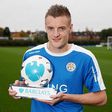 Jamie Vardy wins Barclays Player of the Month of October award