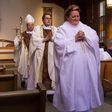 First Female Priest during ordination