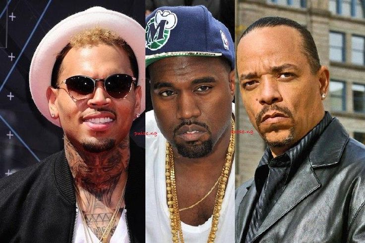 Chris Brown, Kanye West, Ice T