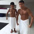 Cristiano Ronaldo and son