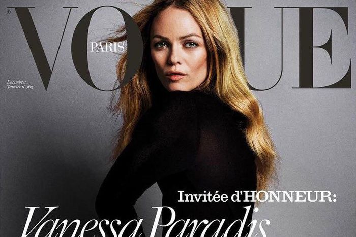 Vanessa Paradis for Vogue Paris December 2015 cover