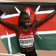 Cheruiyot sprints to victory to reclaim 10,000m title