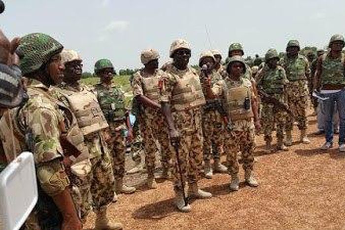 Chief of Army staff visits troops in Borno