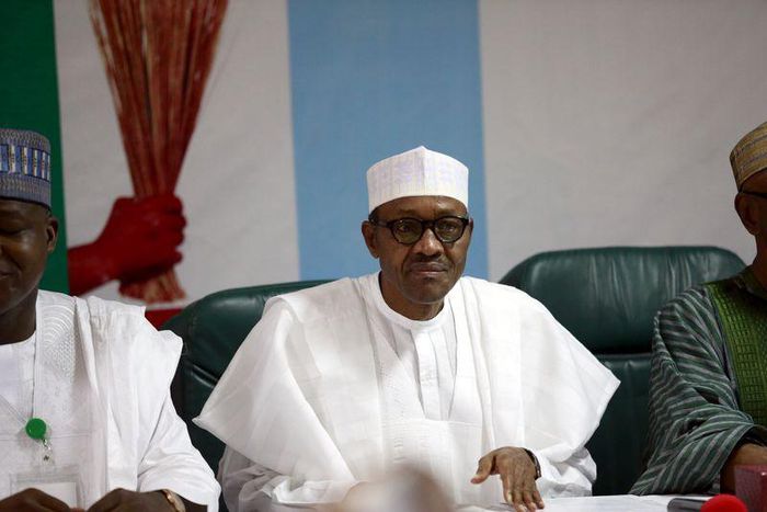 President Muhammad Buhari attends the National Working Committee during the meeting of the All Progressives Congress (APC) party at the headquarters of the party in Abuja, Nigeria July 3, 2015 REUTERS/Afolabi Sotunde